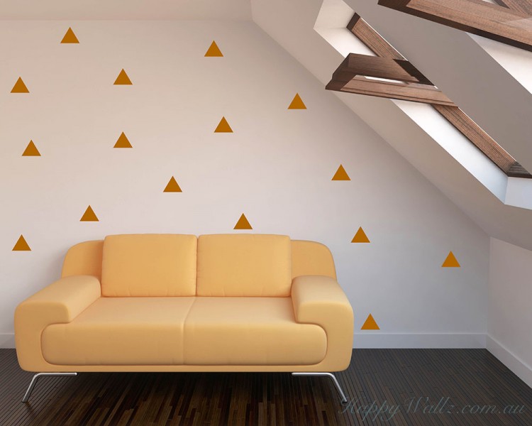Triangle Pattern Wall Sticker